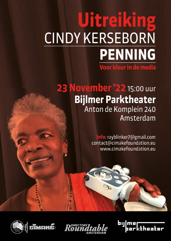 Poster uitreiking Cindy Kersebornpenning